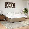 vidaXL Cadre de lit sans matelas cappuccino 200x200 cm similicuir
