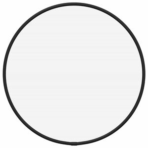 vidaXL Miroir mural Noir &Oslash; 30 cm Rond