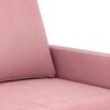 vidaXL Ensemble de canap&eacute;s 4 pcs rose velours