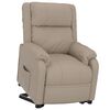 vidaXL Fauteuil de massage Cappuccino Similicuir