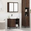 vidaXL Ensemble de meubles de salle de bain 2 pcs Chêne marron