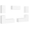 vidaXL Ensemble de meubles TV 7 pcs Blanc Bois d'ing&eacute;nierie