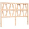 vidaXL Cadre de lit sans matelas 120x200 cm bois massif