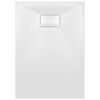 vidaXL Bac de douche SMC Blanc 100 x 70 cm
