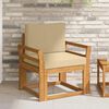 vidaXL Canap&eacute; d&rsquo;ext&eacute;rieur Bois d'acacia massif et polyester Naturel