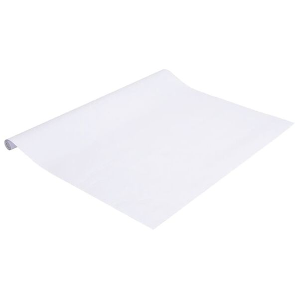 vidaXL Film de fen&ecirc;tre d&eacute;poli blanc 90x1000 cm PVC