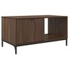 vidaXL Table basse Ch&ecirc;ne brun 90 x 49 x 46 cm Bois d'ing&eacute;nierie