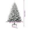 vidaXL Arbre de No&euml;l artificiel pr&eacute;-&eacute;clair&eacute; avec ensemble de boules