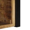vidaXL Table de chevet 40x35x40 cm bois massif de manguier brut