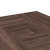 vidaXL Table basse ch&ecirc;ne marron 80x80x40 cm bois d'ing&eacute;nierie