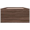 vidaXL Cadre de lit sans matelas ch&ecirc;ne marron 100x200 cm