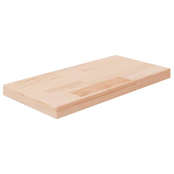 vidaXL Panneau d'&eacute;tag&egrave;re 40x20x2,5 cm Bois de ch&ecirc;ne massif non trait&eacute;