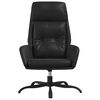 vidaXL Chaise de relaxation Noir Similicuir