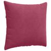 vidaXL Coussins de canap&eacute; 2 pcs Bordeaux 50 x 50 cm