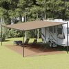 vidaXL Tapis de tente Taupe 400x700 cm PEHD
