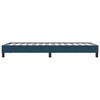 vidaXL Cadre de lit sans matelas bleu fonc&eacute; 80x210 cm velours