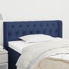 vidaXL T&ecirc;te de lit avec oreilles Bleu 103x16x78/88 cm Tissu