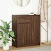 vidaXL Buffet avec tiroir ch&ecirc;ne brun 71x35x84 cm bois d'ing&eacute;nierie
