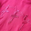 T-shirt enfants &agrave; manches longues rose vif 92
