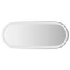 vidaXL Miroir de salle de bain &agrave; LED 90x40 cm ovale