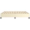 vidaXL Cadre de lit sans matelas cr&egrave;me 180x200 cm similicuir