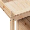 vidaXL Table de rempotage et &eacute;tag&egrave;res 82,5x50x109,5 cm bois massif pin