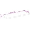 vidaXL Dessus de table 90x80x2,5 cm rectangulaire bois massif d'acacia