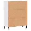 vidaXL Buffet blanc 69,5x34x90 cm bois d'ing&eacute;nierie