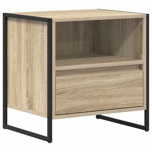 vidaXL Table de chevet Sonoma 50 x 39,5 x 50 cm Bois d'ing&eacute;nierie