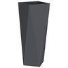 vidaXL Jardini&egrave;re 2 pcs Anthracite 30 x 30 x 75 cm Acier