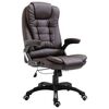 vidaXL Chaise de bureau Marron Similicuir