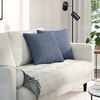 vidaXL Coussins de canap&eacute; 2 pcs Bleu 45 x 45 cm
