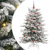 vidaXL Sapin de Noël Artificiel à Branches Articulées Blanc 150 cm