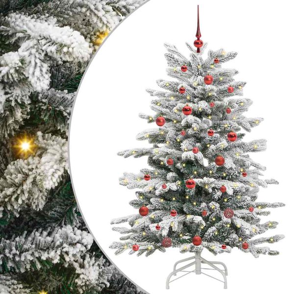 vidaXL Sapin de Noël Artificiel à Branches Articulées Blanc 150 cm