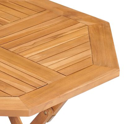 vidaXL Ensemble à manger de jardin 5 pcs Bois de teck massif