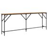 vidaXL Table console Bois Ancien 200 x 29 x 75 cm