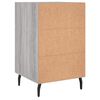 vidaXL Table de chevet sonoma gris 40x40x66 cm bois d'ing&eacute;nierie