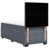 vidaXL Sommier &agrave; lattes de lit avec matelas Gris fonc&eacute; 100x200 cm