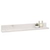 vidaXL &Eacute;tag&egrave;res murales 2 pcs Blanc 80x11x9 cm Bois de pin massif