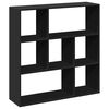 vidaXL &Eacute;tag&egrave;re s&eacute;paratrice de pi&egrave;ce noir 102x29x103,5 cm