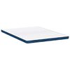 vidaXL Surmatelas Blanc 160 x 200 cm Tissu Jacquard