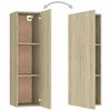 vidaXL Ensemble de meubles TV 4 pcs Ch&ecirc;ne sonoma Bois d'ing&eacute;nierie