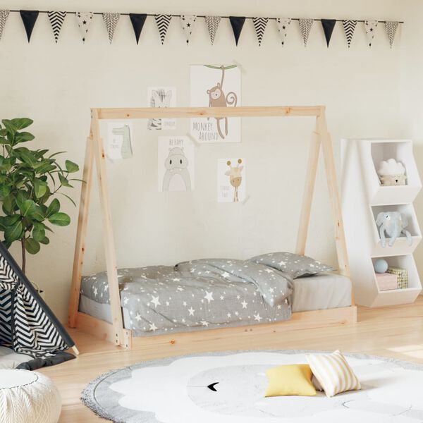 vidaXL Cadre de lit pour enfant 70x140 cm bois de pin massif