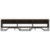 vidaXL Meuble TV ch&ecirc;ne marron 180x34x41 cm bois d'ing&eacute;nierie