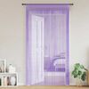 vidaXL Rideau en fils 2 pcs 140 x 250 cm violet