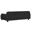 vidaXL Canap&eacute; pour enfants noir 90x53x30 cm velours