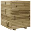 vidaXL Jardini&egrave;re 60x60x72 cm bois de pin impr&eacute;gn&eacute;