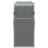 vidaXL Porte-b&ucirc;ches gris clair 180x45x100 cm acier galvanis&eacute;