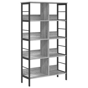 vidaXL &Eacute;tag&egrave;re Sonoma gris 82 x 32 x 144,5 cm Bois d'ing&eacute;nierie