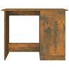 vidaXL Bureau Ch&ecirc;ne fum&eacute; 100x50x76 cm Bois d'ing&eacute;nierie